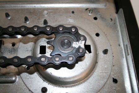 Marking the position of the chain or belt to the sprocket prior to removing.  This can easily be done with white out, tape or any other means.